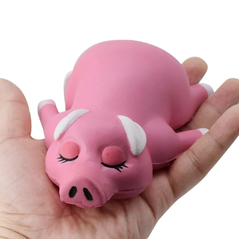 

Antistress Elastic Environmentally PU Cat Antistress Stress Stretch Jumbo Pig Slow Rising Squishies Toys