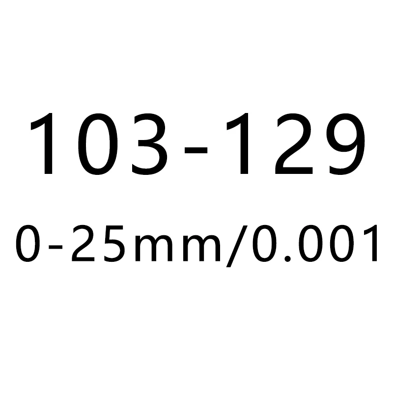 Mitutoyo наружный микрометр 103-137/138/139/140/129/130 датчик Штангенциркули 0-25-50-75-100mm Точность 0,01/0,001 мм измерительный инструмент - Цвет: 103-129(0-25mm)
