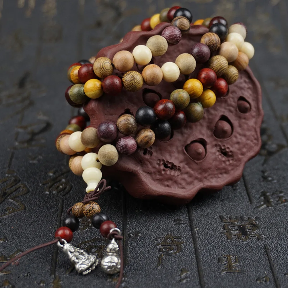 Браслет из сандалового дерева 108*8 мм/6 мм|bracelet pendant|bangles and braceletsbracelet fox |