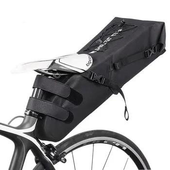 

10L New Design Durable Nylon TPU Waterproof Outdoor Sports Cycling Road MTB Mountain Bike Bicycle Long Tail Bag Saddle Bag