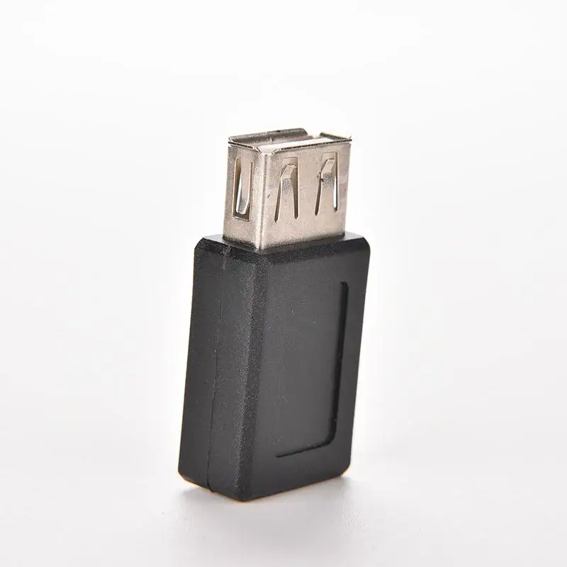 1 предмет; Новинка; черный USB 2,0 Тип Женский к B Женский Micro USB 5 Pin переходник Кабель для передачи данных, высокого качества, USB переходник разъема