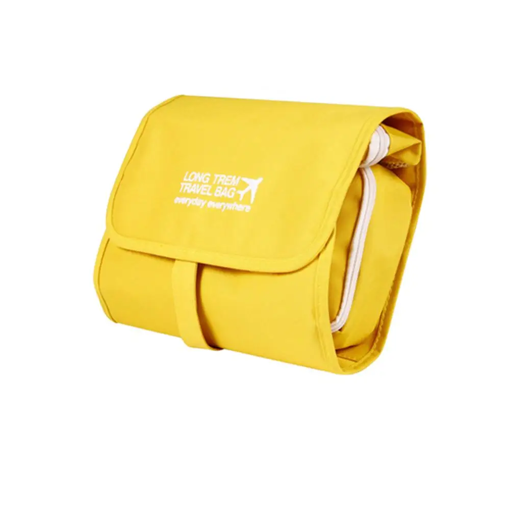 HIPSTEEN долгосрочная дорожная сумка съемные, пригодные для стирки сумка для душа косметический макияж Чехол - Цвет: Yellow