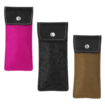 

Glasses Bag Faux Leather Soft Brief Pouch Sleeves Sunglasses Lens Case Protector