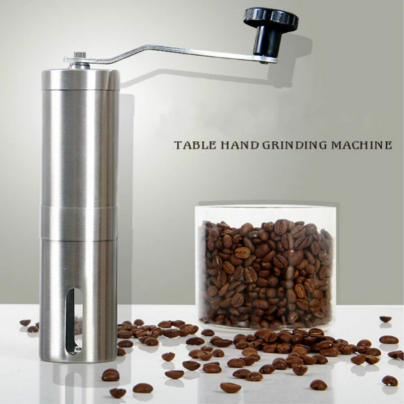 Fashion Portable stainless steel hand grinder manual coffee bean