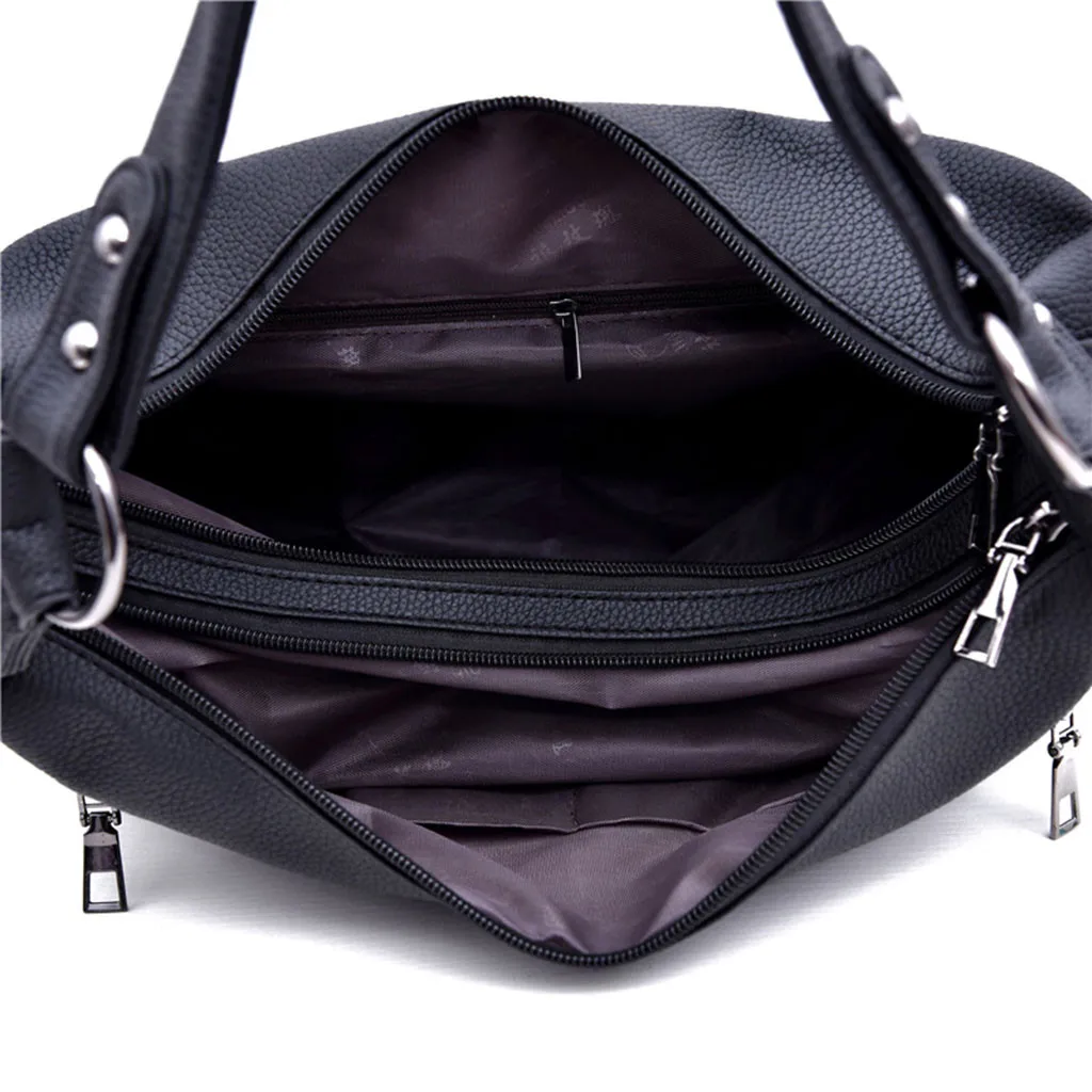 Женская сумка, модные сумки, однотонные кожаные сумки через плечо, сумка через плечо для женщин