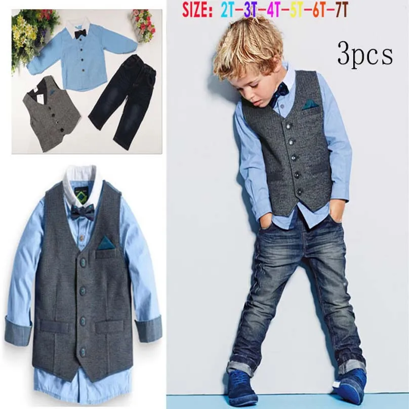 new fashion style children blazer set wedding suit kids cotton jackets