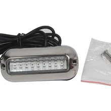 27LED Нержавеющая Сталь Подводный Свет 12 в морская лодка яхта свет водостойкая лампа