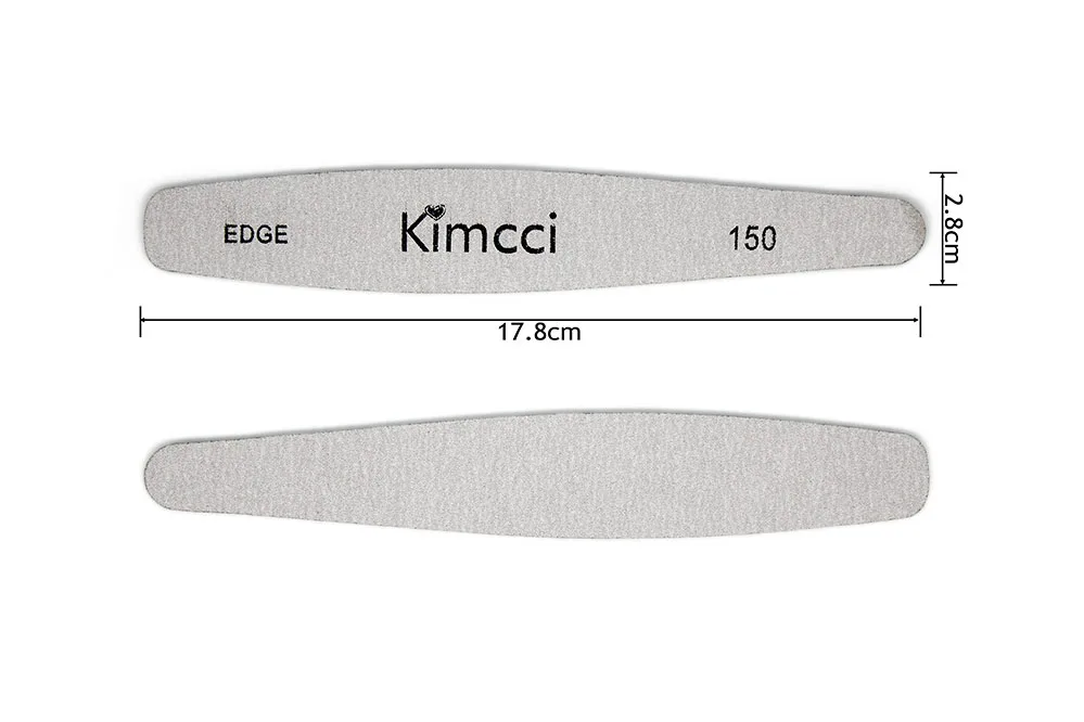 Kimcci 1 шт. Высококачественная Профессиональная пилочка для ногтей маникюрные инструменты двухсторонняя наждачная бумага тонкая буферная Полировка Ногтей салонные принадлежности