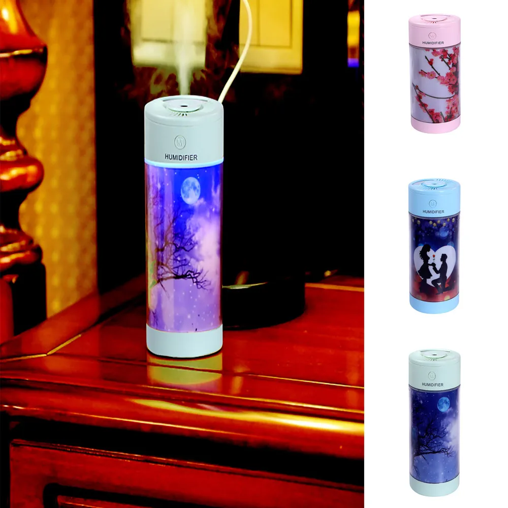 

Gacsidy Store Air Aroma Essential Oil Diffuser LED Cleanerspurifier Ultrasonic Aroma Aromatherapy Humidifier