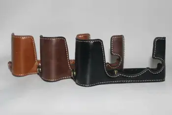 

Pu Leather Camera Case Bag Half Body For Fujifilm XE3 Fuji XE-3 camera protect cover Battery Openning