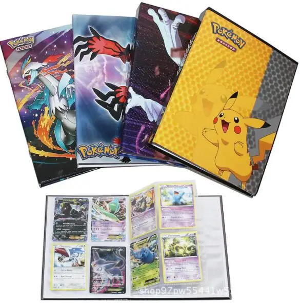 Новинка 2019 большая вместительность альбом для карт книга Pokemon держатель Покемон