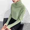 SURMIITRO Knitted Sweater Women 2022 Autumn Winter Korean Cashmere Turtleneck Long Sleeve Pullover Female Jumper Knitwear ► Photo 3/6