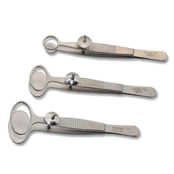 

New Stainless Steel Ophthalmic Instruments Double Eyelids Tarsus Cysts Tweezers Pancreas Folder Clip