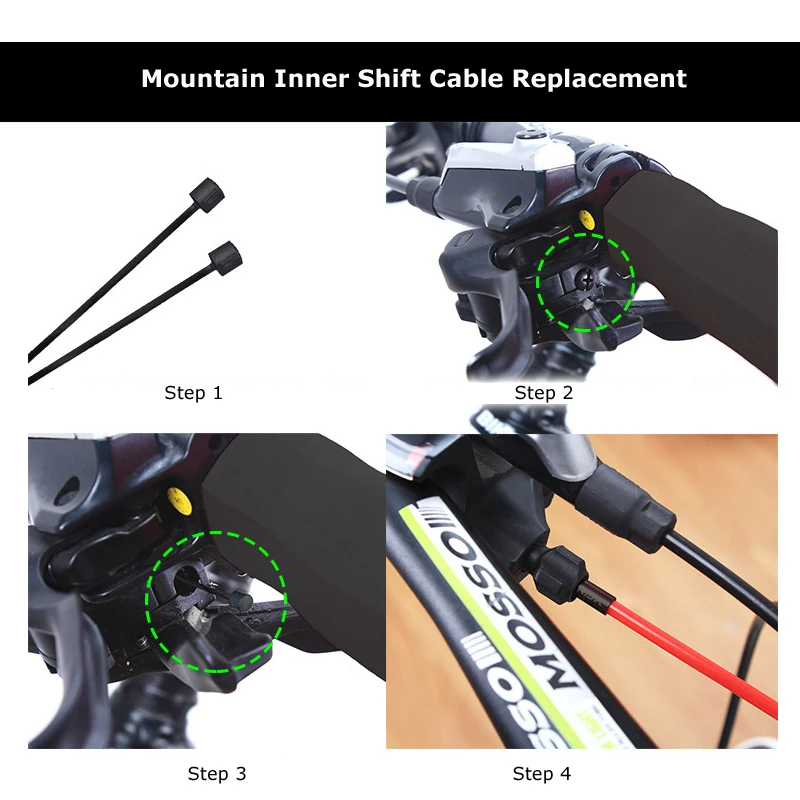 1 PC с покрытием из проволоки для велосипеда MTB дорожный велосипед переключения передач тормозного спереди и сзади переключатель Трос стояночного тормоза 2100 мм 1550 мм 1700 мм 1100 мм