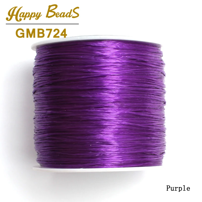 60 м/рулон эластичная нейлоновая нить 0 6 мм 10 цветов|elastic thread|cord stringthread elastic |