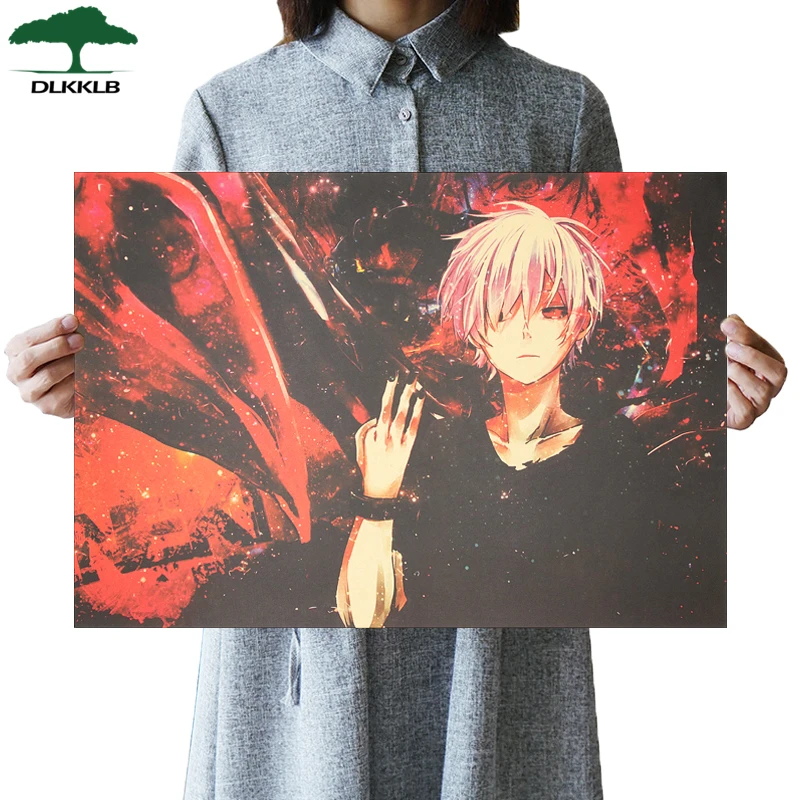 DLKKLB Classic Animation Tokyo Ghoul Poster Vintage Retro ...