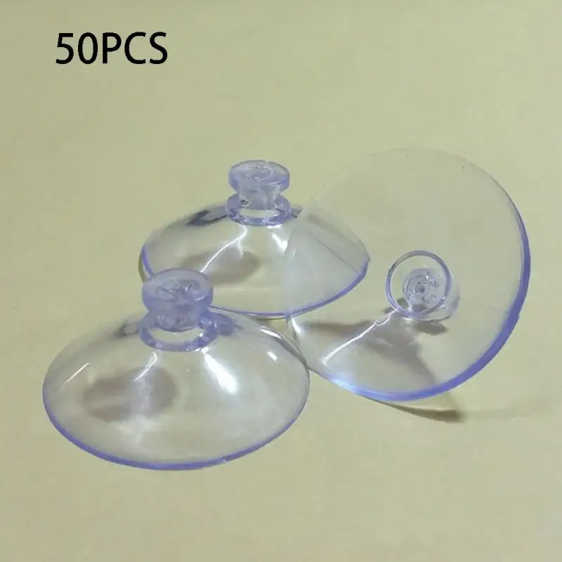 50PCS 30mm Head Mushroom Head Sucker Suction Cups Any Type Wide Range Window Suckers Kitchen Bathroom Suction Cup Sucker#719