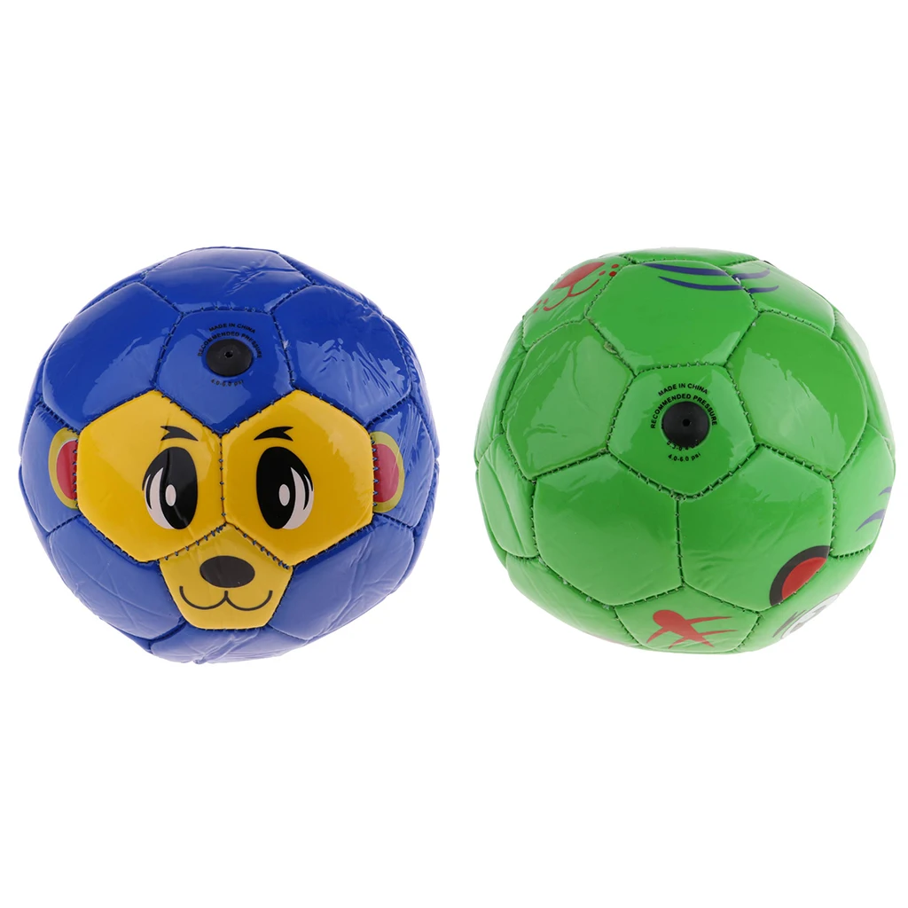 2-Counted 5.5in Soccer Balls Suitable for Small Kids and Pets Indoor/Outdoor Play