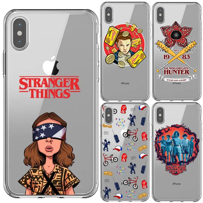

TV Stranger Things season 3 Christmas Lights silicone TPU Phone Case For iPhone X 5 5S SE 6 6s Plus 7 8 Plus XS MAX XR Cover