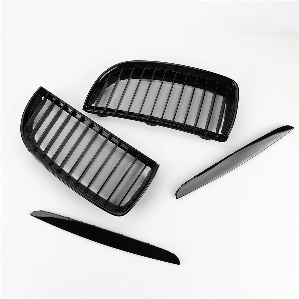 

Gloss For E90 E91 Black Front Kidney Grill Grilles For BMW For Saloon 2005-2008 4D Single Wire Net Modified M Type