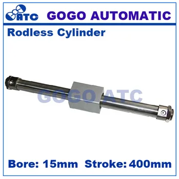 

CY3B15-400 SMC type Magnetically Coupled Rodless Cylinder Basic bore15mm stroke 400mm aluminum alloy pneumatic air cylinder
