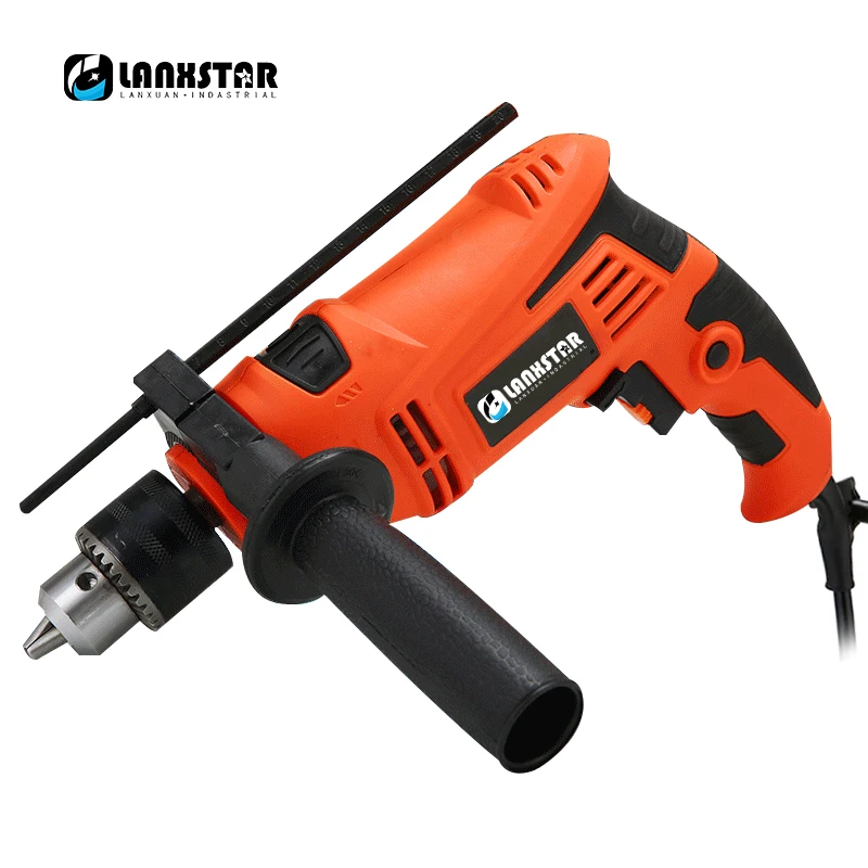 

Lanxstar Multi-function Adjustable Speed Woodworking Power Tools 880W Impact Drill Industrial Drill Electric Impact Hammer Drill