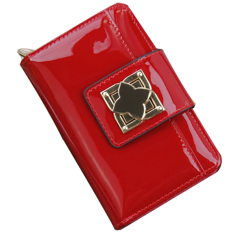 Spainsh wax Leather Women Wallets 2016 Fashion Famous Brand Buckle Coin Purse Wallet Female Clutch Carteras Short Money Pocket