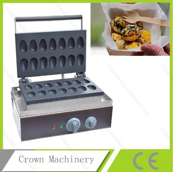 Electric Bird Egg Shape Waffle Maker; Quail Eggs Oven Waffle