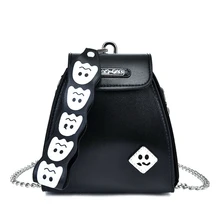 Женские милые напульсники из искусственной кожи, сумка-портфель, женская сумка через плечо