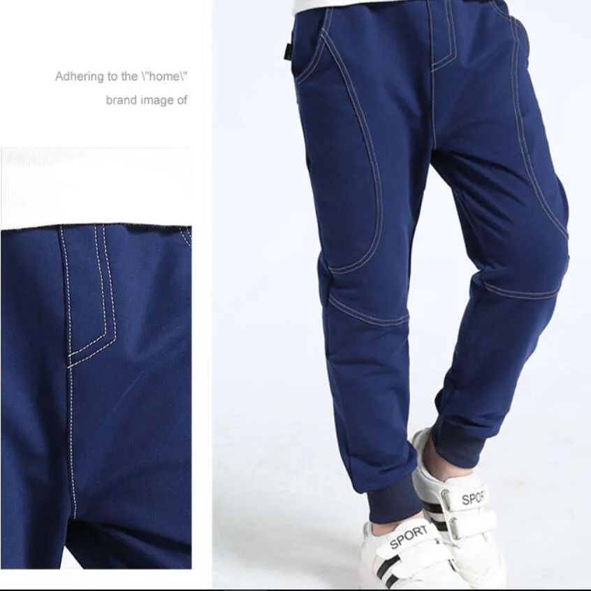 Goedkoop Jongens Broek Kinderen Broek Jongens Casual Broek Lente Herfst Kinderen Casual Katoenen Broek Kind Uitloper 4 13T Jongens sport Broek