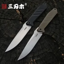 

Sanrenmu S758 fixed blade knife with sheath 8Cr13MoV blade G10 handle edc outdoor camping hunting survival tactical fishing tool