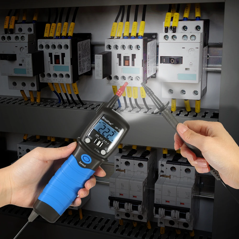 

HoldPeak Handheld Digital Multimeter LCD electric instrument DC/AC Voltage Meter Resistance Diode Continuity Tester Backlight