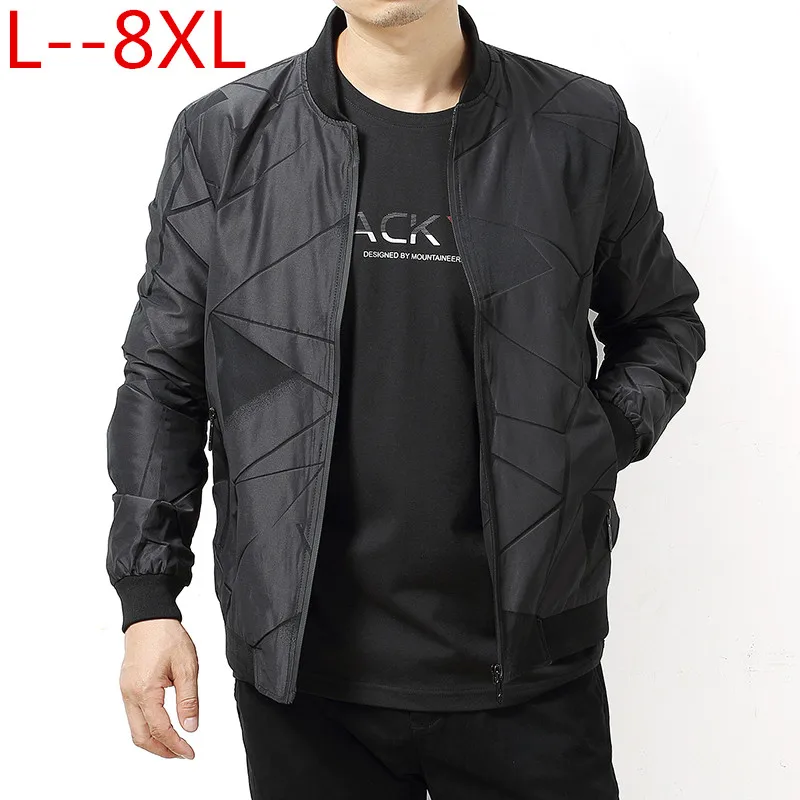 8XL 6XL 5XL 4XL 2018 Spring Autumn Casual Solid Fashion Slim Bomber Jacket Men Overcoat Baseball Jackets Men's streetwear Jacket 8XL 6XL 5XL 4XL 2018 Spring Autumn Casual Solid Fashion Slim Bomber Jacket Men Overcoat Baseball Jackets Men's streetwear Jacket