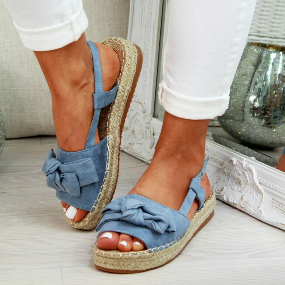 

Womens Toe Bow Flats Sandals Woman Summer Shoes Casual Comfortable Sandals Shoes