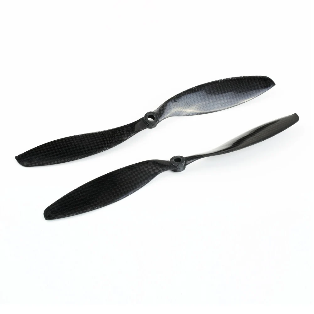 2 Pairs 8045 8x4.5 Carbon Fiber Propeller Prop CW CCW 8mm Shaft For DJI Phantom
