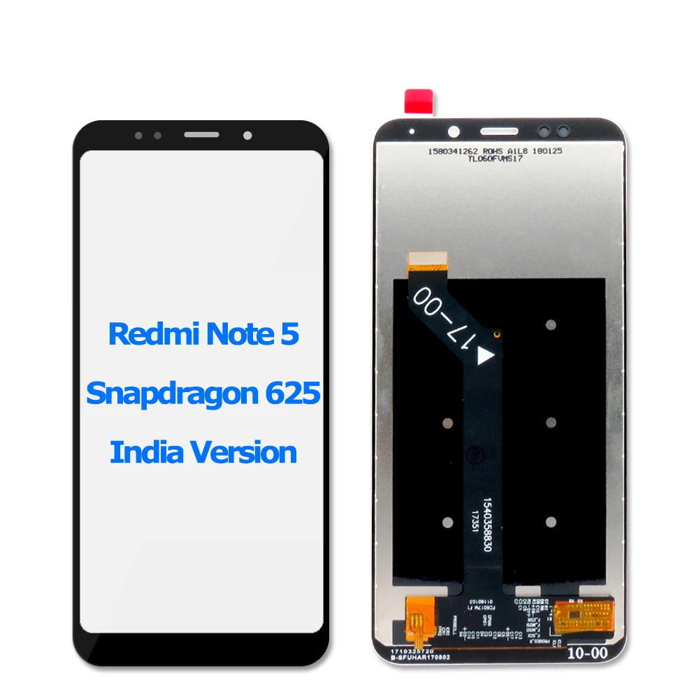 

LCD Screen 5.99" For Xiaomi Redmi Note 5 India Version LCD Display+Touch Screen Assembly for Xiaomi Redmi Note 5 Snapdragon 625