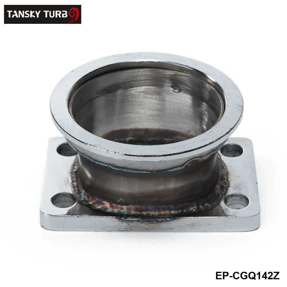 TANSKY - Steel Adaptor for T3 4Bolt to 3" V-Band Flange For Toyota Acura Honda BMW EP-CGQ142Z