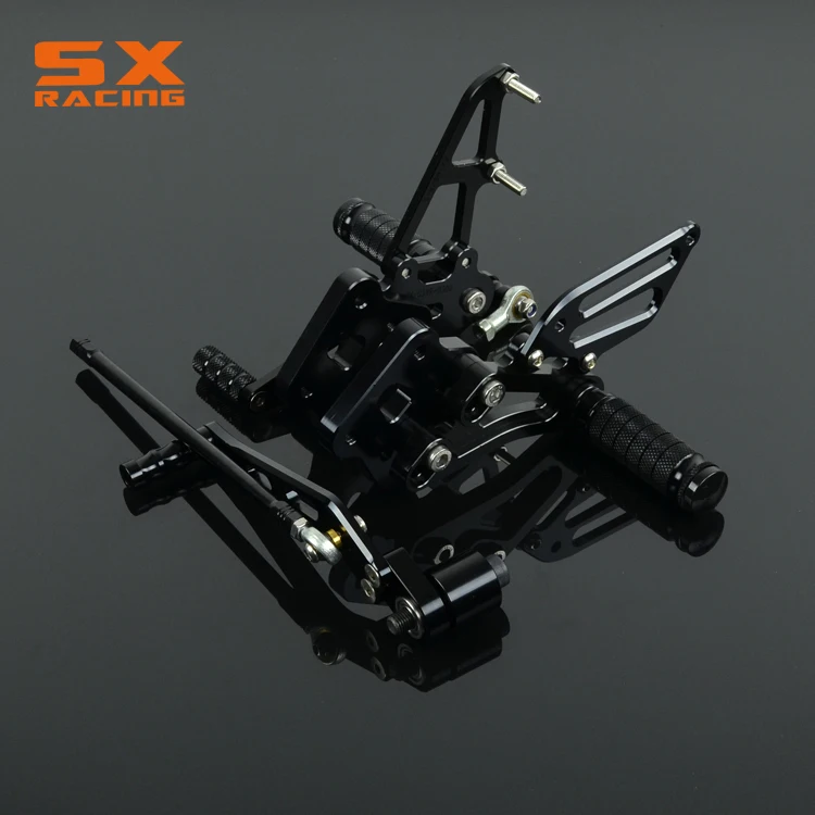 

Motorcycle Aluminum adjustable Billet Foot Pegs Foot Pedals Rest For SUZUKI GSXR600 GSXR750 GSX 600 GSXR 750 2006-2010