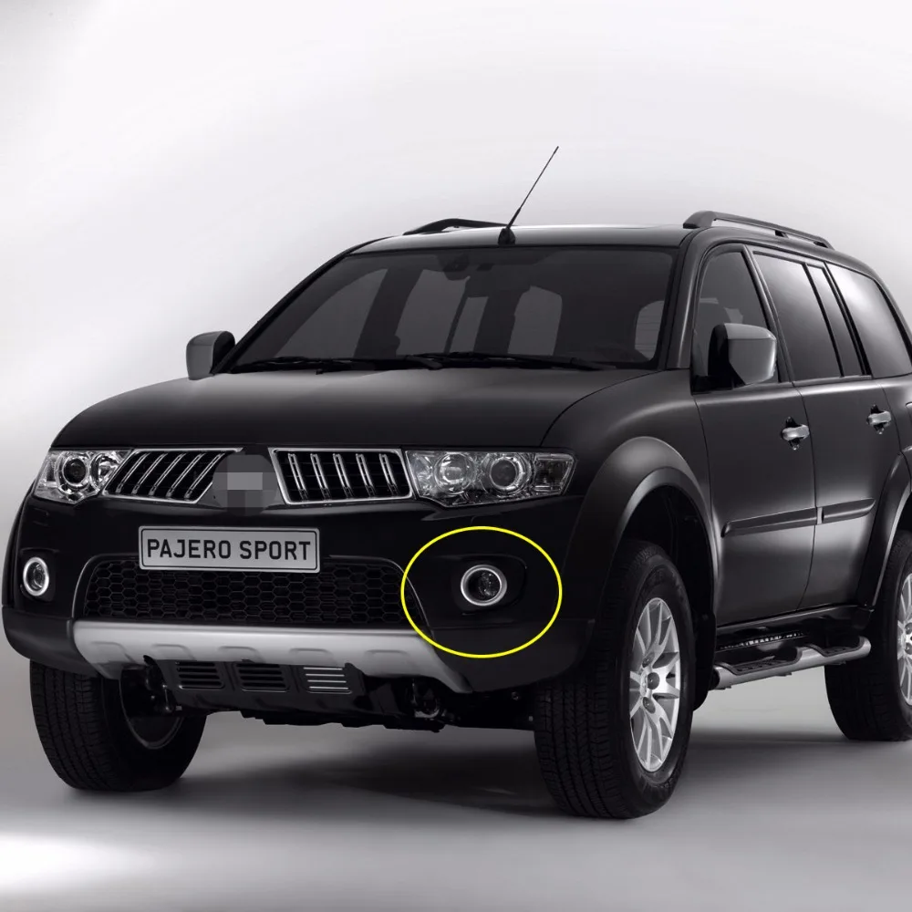 Противотуманные фары на бампер для Mitsubishi Pajero Sport 2010 ~ 2014 /L200/Triton 2013 комплект