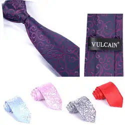 New Arrive Men's polyester  woven ties Classic Neckties Fashion Plaid Mans slim Tie for wedding Free Shipping Wholesale