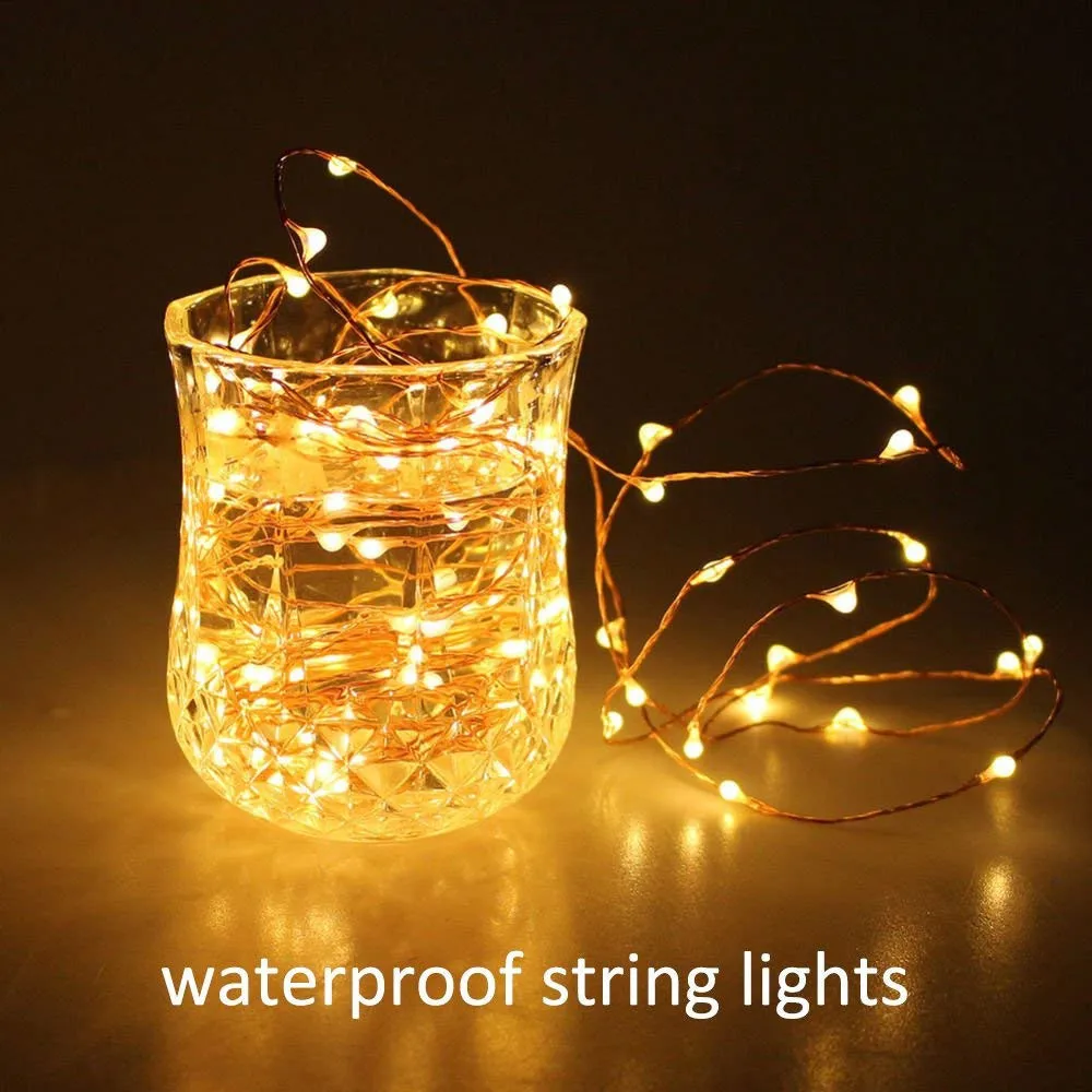 

High quality 1PC cork light string copper wire 1M 10 LED bottle light cork shape wine bottle string party romantic M3