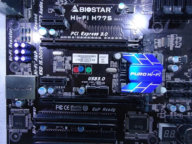 بيوستار مرحبا فاي H77S الأصلي اللوحة LGA 1155 DDR3 32 GB USB2.0 USB3.0 H77 سطح اللوحة
