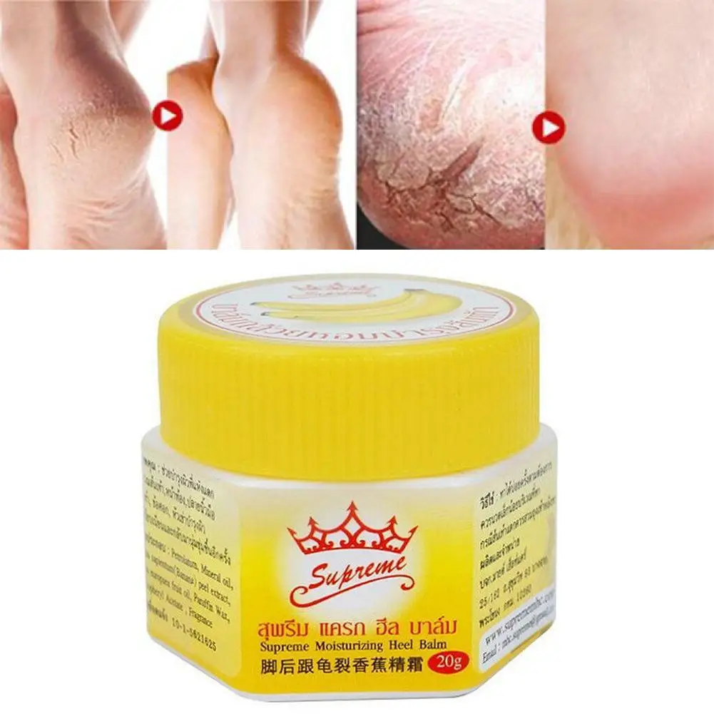 Thailand Banana Foot Crack Cream Heel Chapped Peeling Foot Repair Anti Dry Crack Remover Dead Skin Soften Winter Feet Care Cream