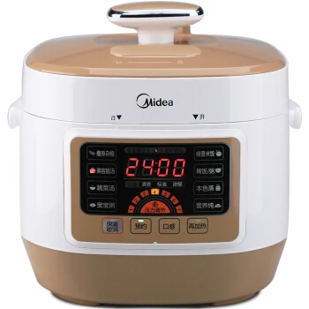 

LK1741 Square Rice Cooker LCD Display 24H Reservation Timed Pressure Cooker 10 Protection One Liner Pot 2.5L 600W For 3-4 People