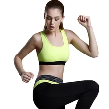 Пикантные Для женщин спортивный бюстгальтер Racerback Top Gym Фитнес бесшовное нижнее белье пуш-ап бюстгальтер для бега йоги спортивная одежда