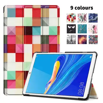 

Printed Magnetic Cover For Huawei MediaPad M6 8.4" Case PU Leather Flip Stand Cover Shock Proof Ultra Slim Smart Cover