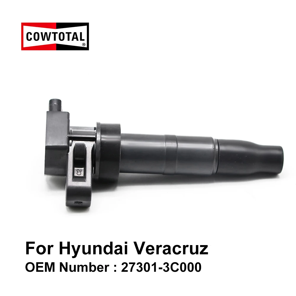 Cowtoum Катушка зажигания для Hyundai Veracrus ix55 Код двигателя G6DA 3.8L OEM 27301 3C000 (упаковка из