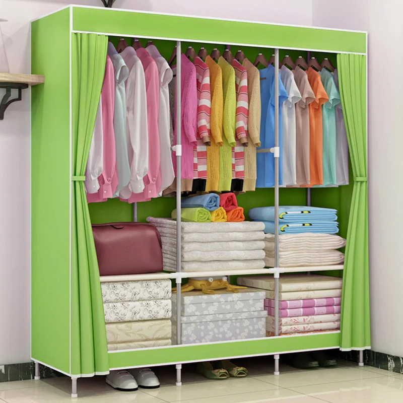 Fashion Home Furniture bedroom Non-woven fabric wardrobe Steel frame reinforcement Standing Storage Organizer closet cabinet Fashion Home Furniture bedroom Non-woven fabric wardrobe Steel frame reinforcement Standing Storage Organizer closet cabinet