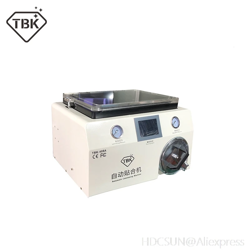 TBK-408A 15 дюймов вакуумный насос lcd ОСА ламинатор Debubbler в одной машине для смартфона сенсорный экран ремонт