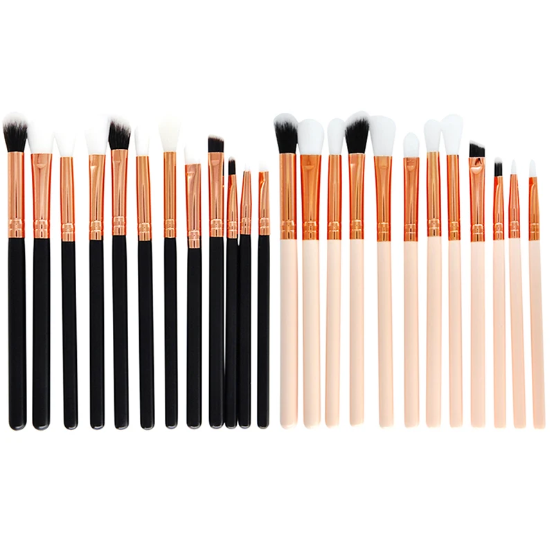

JETTING 12pcs Eyeshadow Brushes Set Eye Makeup Blending Soft Nylon Hair Cosmetic Tool Beauty Dressing Party Gift 2018 Hot New